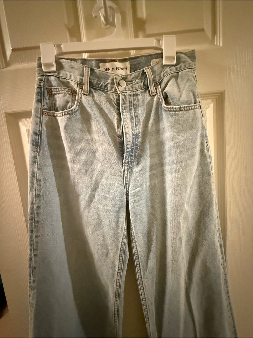 Denim Forum Women’s Light Blue High-Rise Jeans